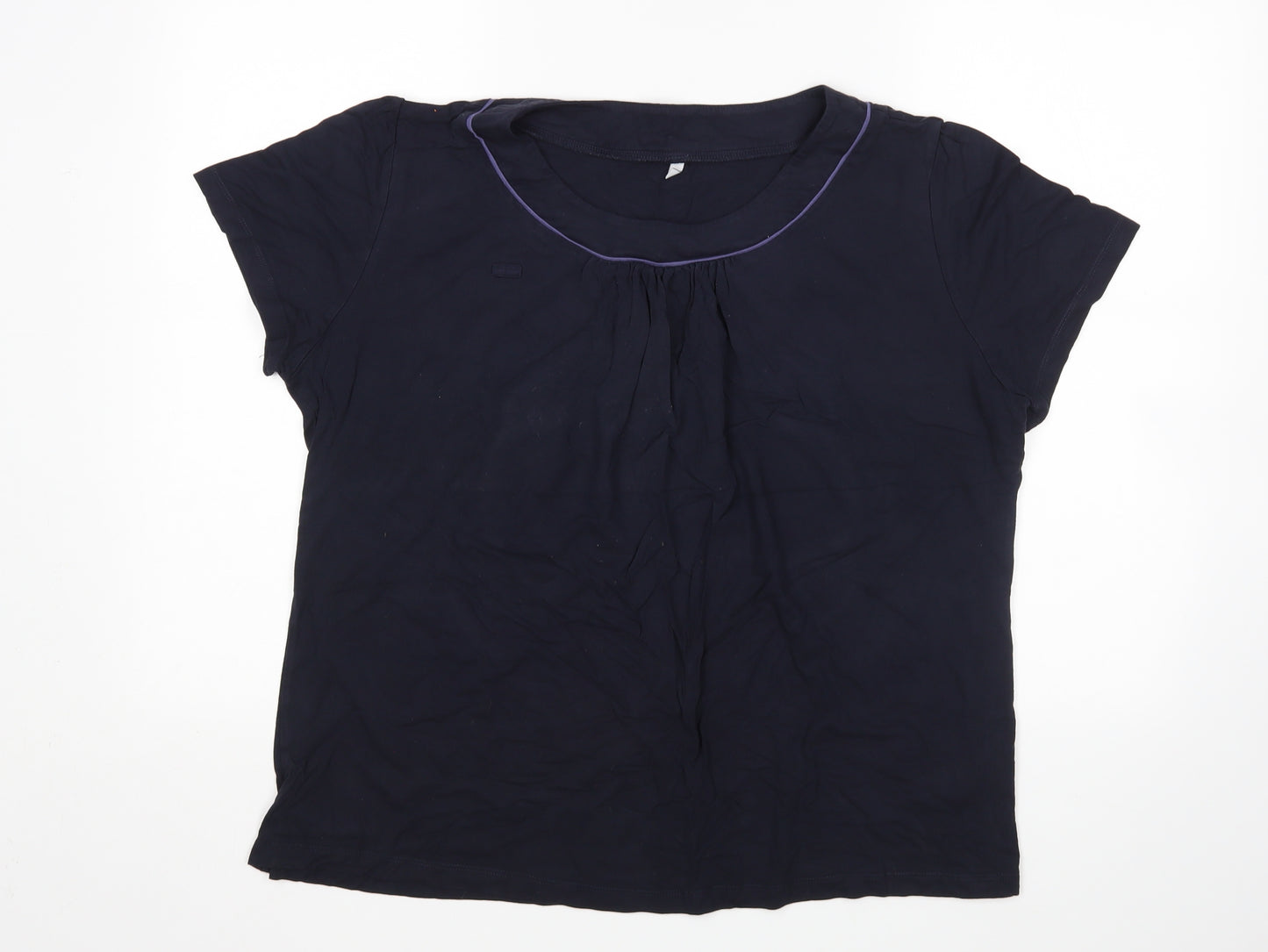Preworn Womens Blue   Basic T-Shirt Size 20