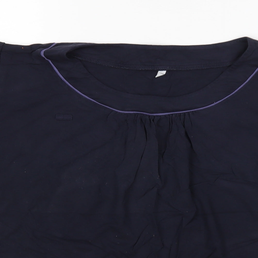 Preworn Womens Blue   Basic T-Shirt Size 20