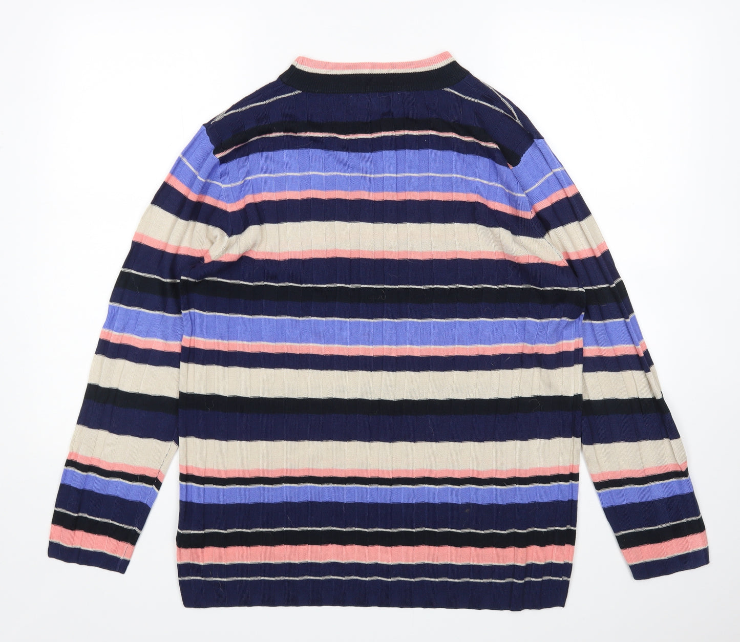 NEXT Womens Multicoloured Striped  Pullover Jumper Size 20