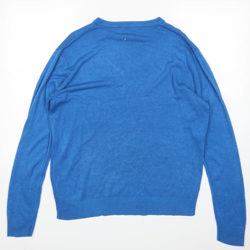 Cedar Wood State Womens Blue   Pullover Jumper Size L