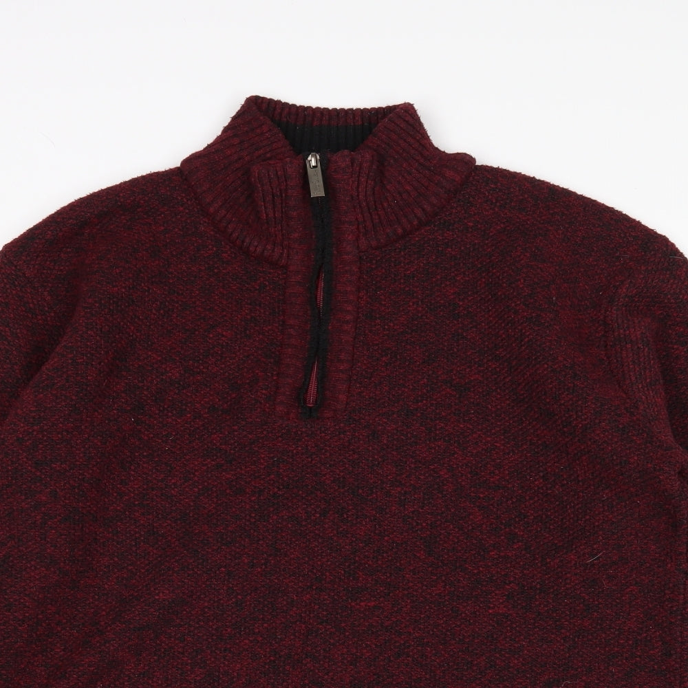 Pierre Cardin Mens Red   Pullover Sweatshirt Size XL