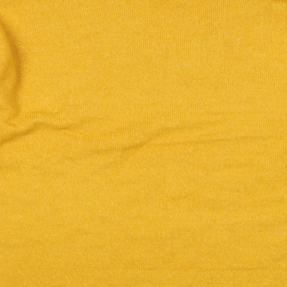 M&Co Womens Yellow   Pullover Jumper Size M