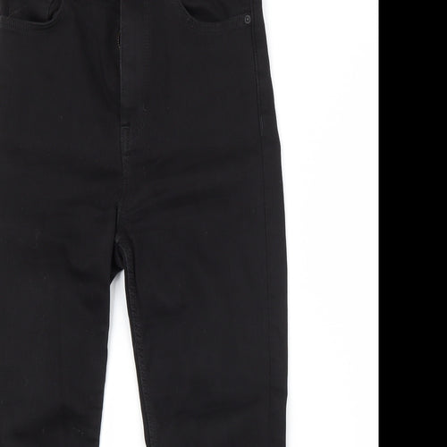 M&S Womens Black   Cropped Jeans Size 8 L22 in