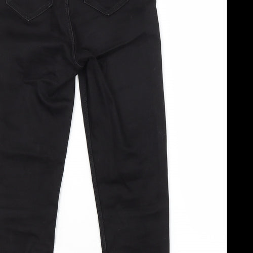 M&S Womens Black   Cropped Jeans Size 8 L22 in