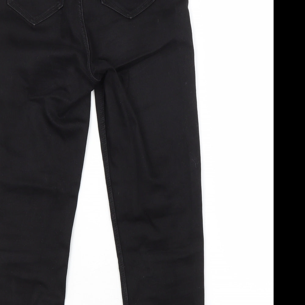 M&S Womens Black   Cropped Jeans Size 8 L22 in