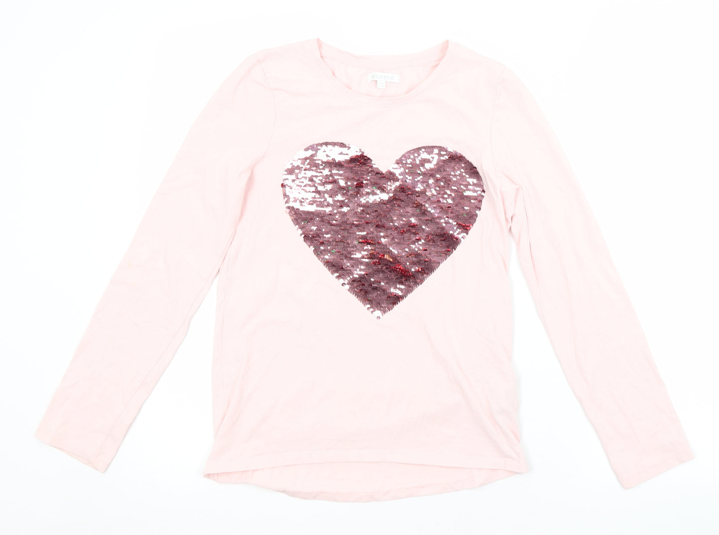 Blue Zoo Girls Pink   Basic T-Shirt Size 12-13 Years