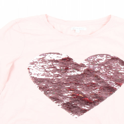 Blue Zoo Girls Pink   Basic T-Shirt Size 12-13 Years