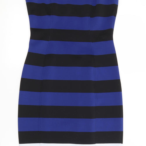 H&M Womens Multicoloured Striped  Pencil Dress  Size S