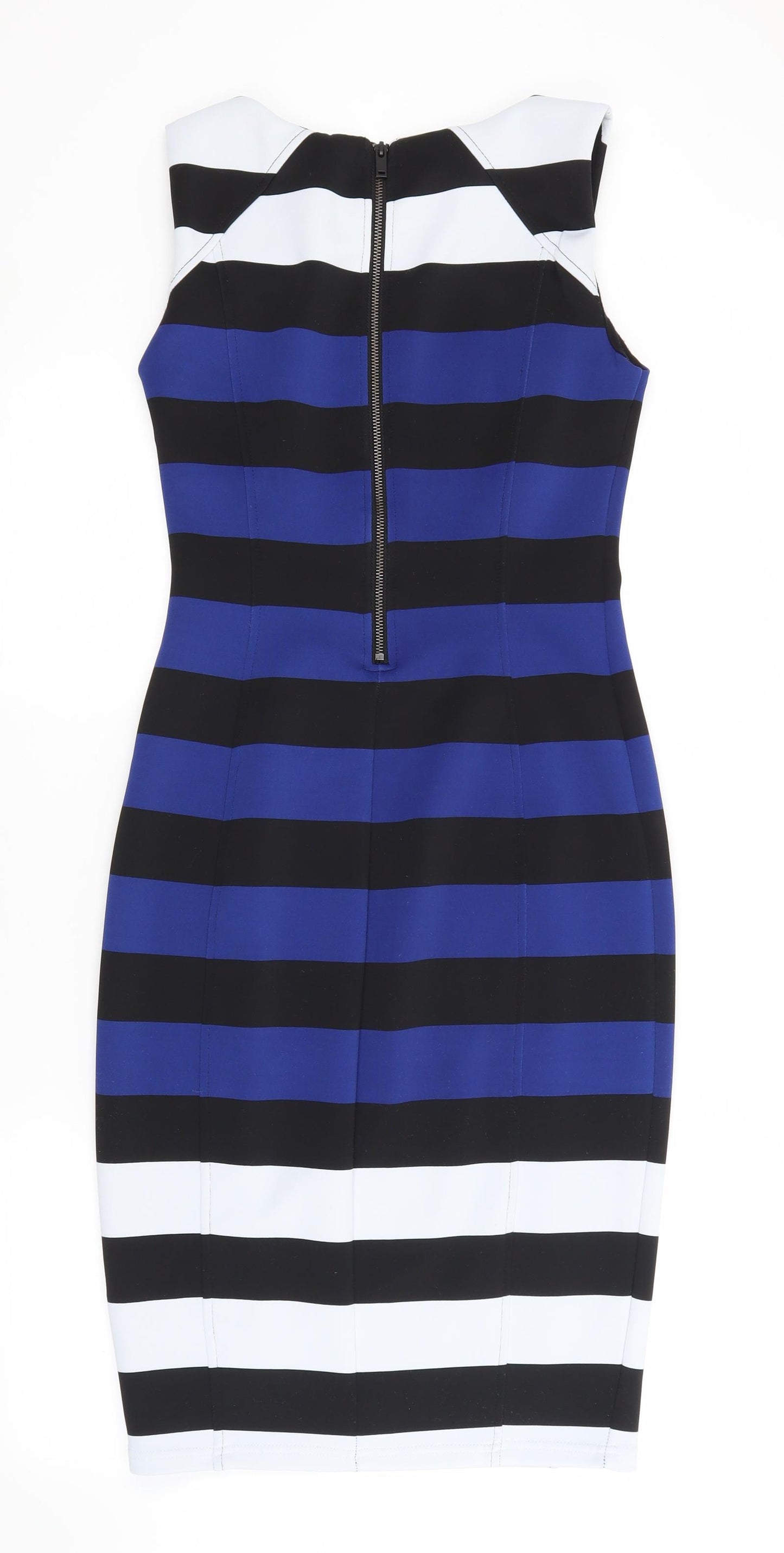 H&M Womens Multicoloured Striped  Pencil Dress  Size S