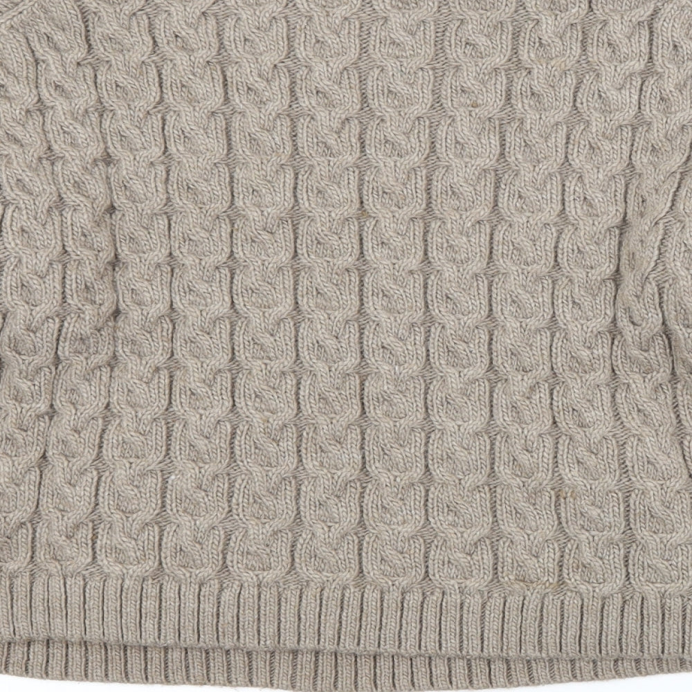 Zara Womens Brown Striped  Pullover Jumper Size S