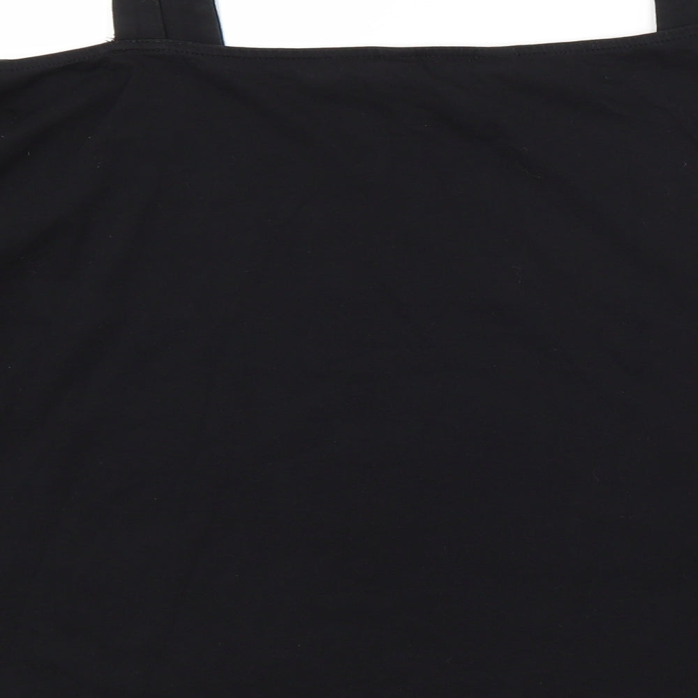 New Look Womens Black   Cropped T-Shirt Size 12