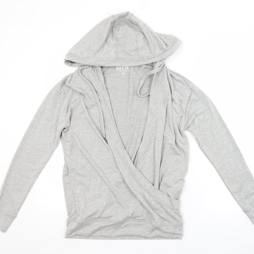 MPH Womens Grey   Pullover Hoodie Size S