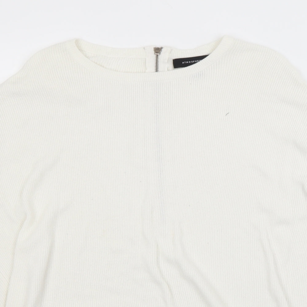 Atmosphere Womens White   Pullover Jumper Size 10