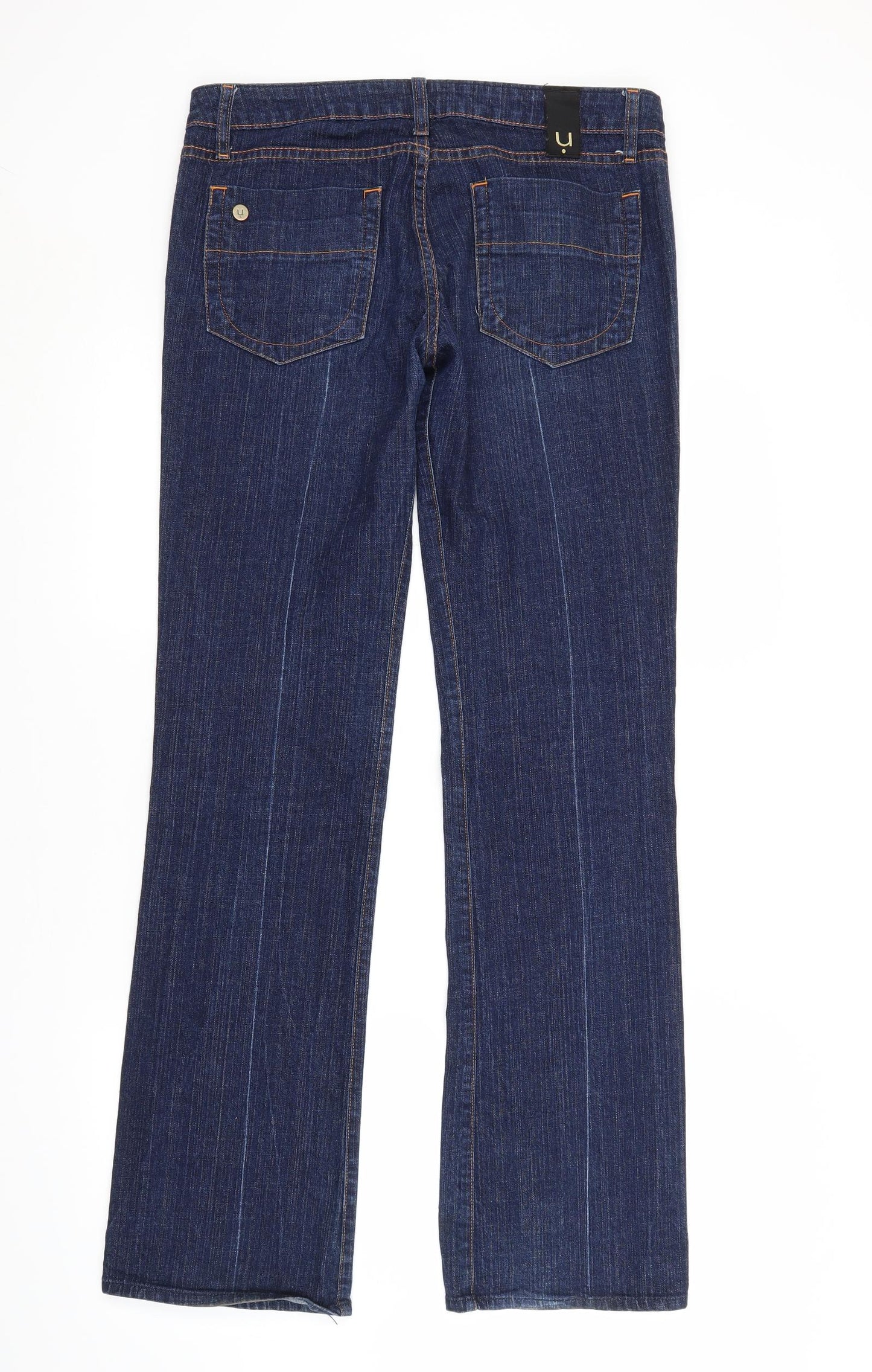 Preworn Womens Blue   Straight Jeans  L32 in