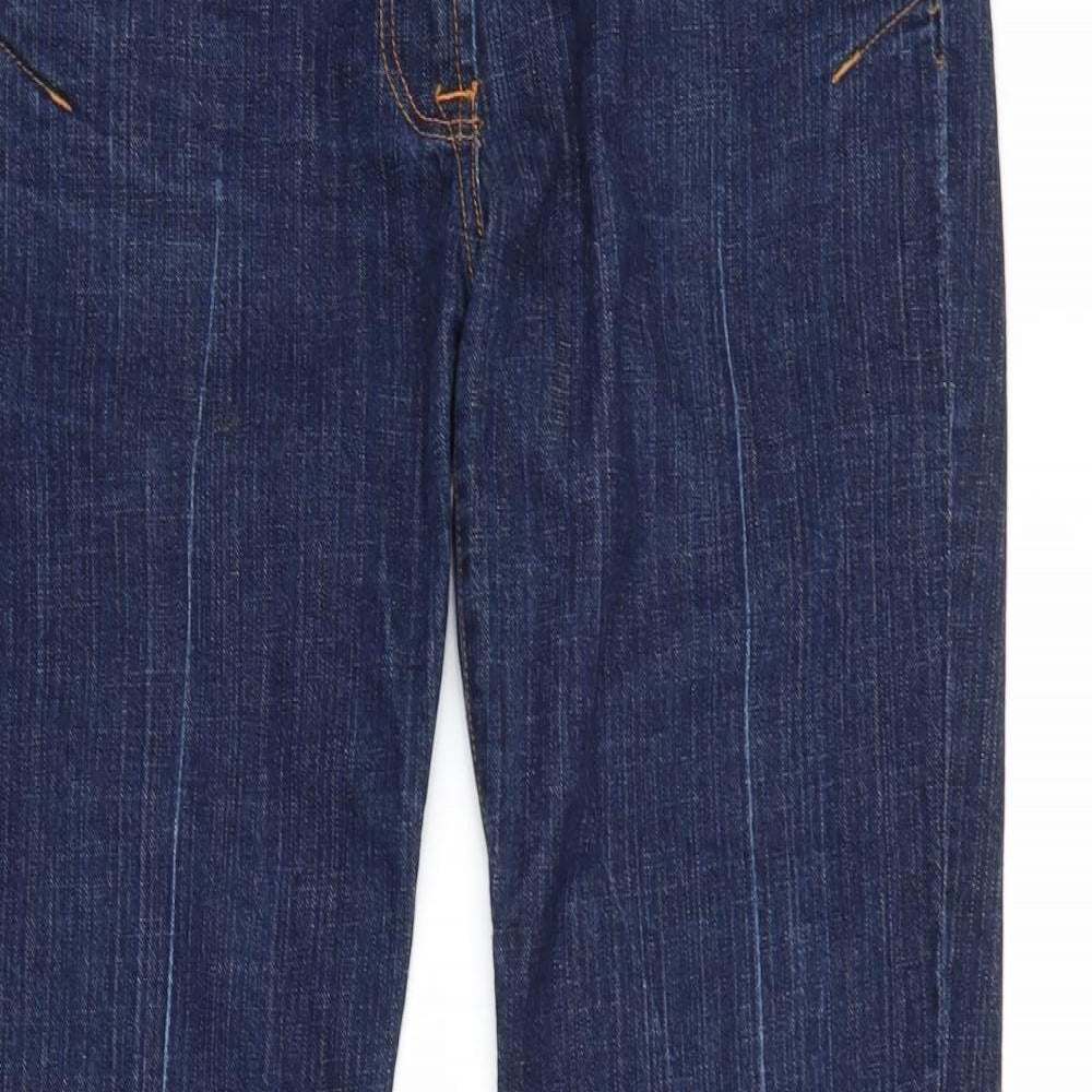 Preworn Womens Blue   Straight Jeans  L32 in