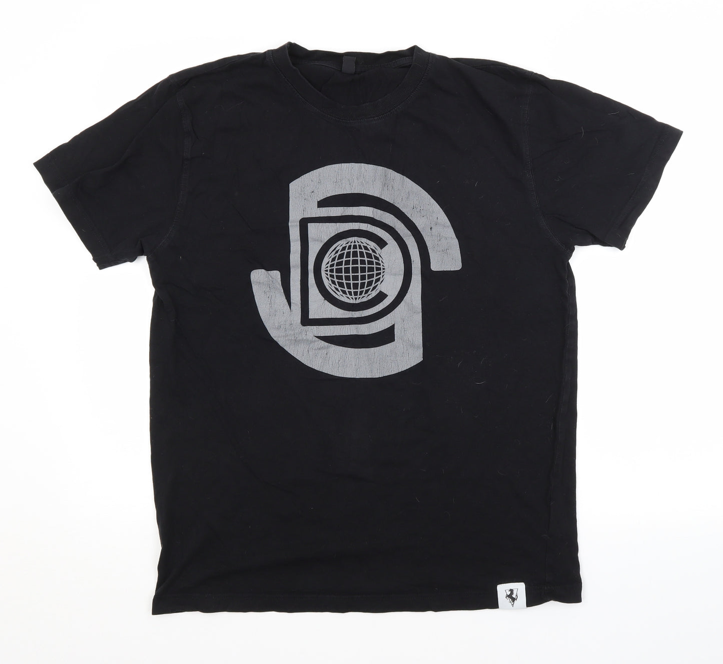 Preworn Mens Black    T-Shirt Size M
