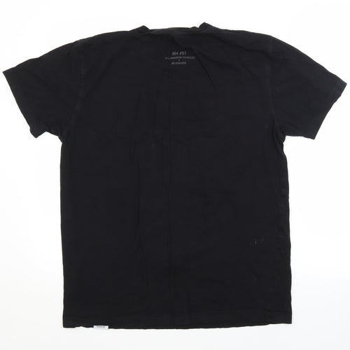 Preworn Mens Black    T-Shirt Size M