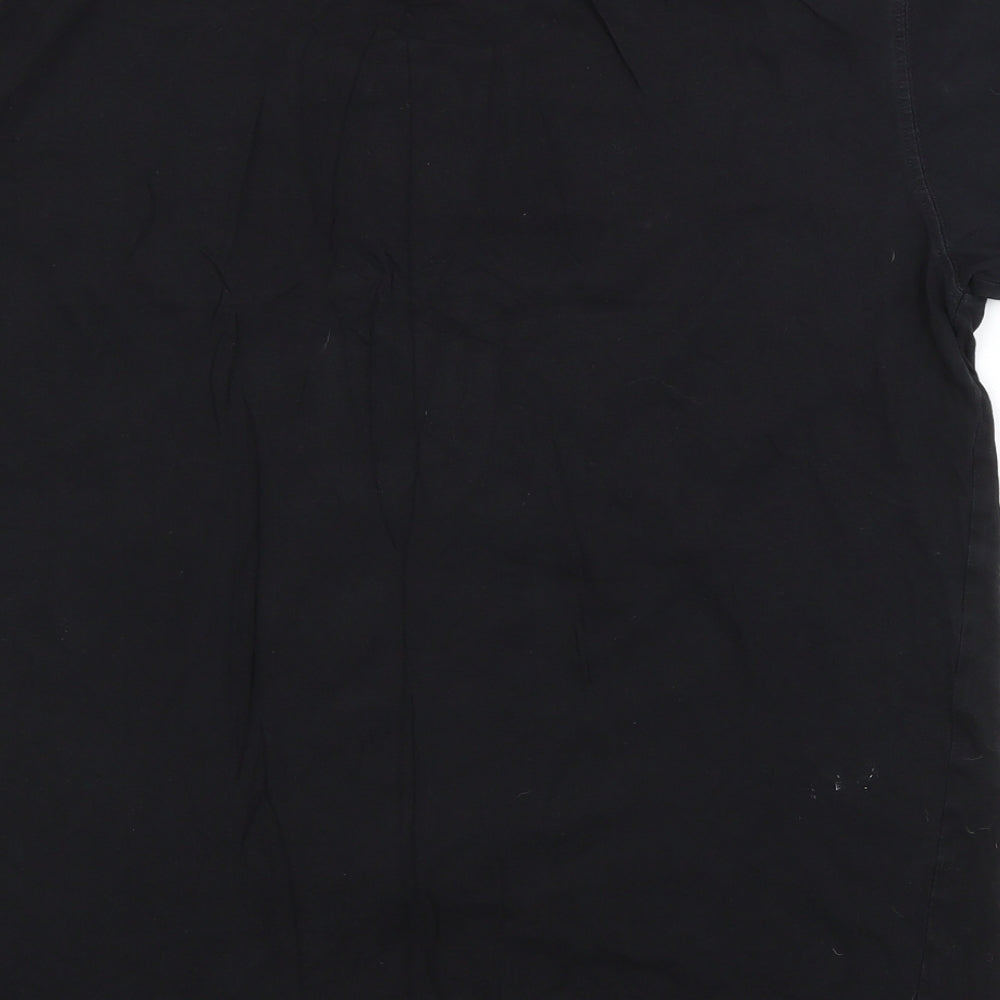 Preworn Mens Black    T-Shirt Size M