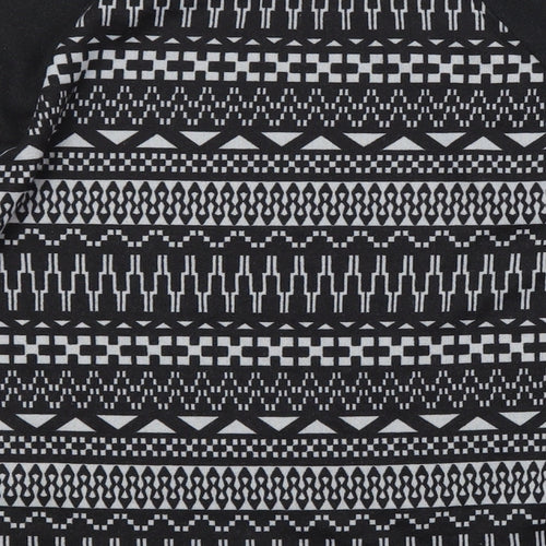 Atmosphere Womens Black Argyle/Diamond  Pullover Jumper Size 12