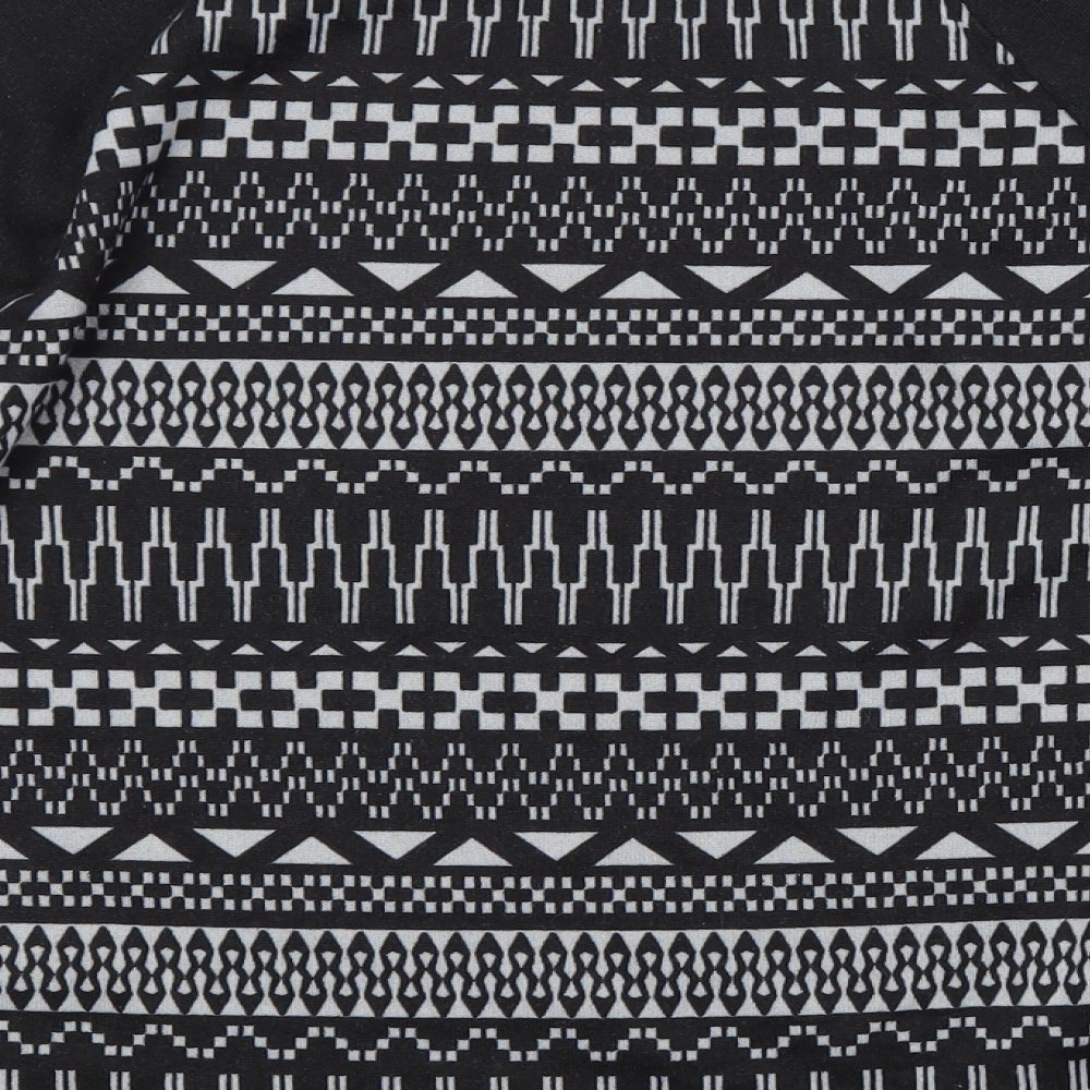 Atmosphere Womens Black Argyle/Diamond  Pullover Jumper Size 12