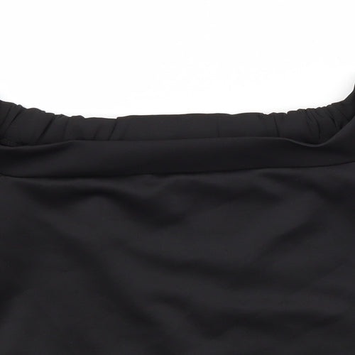 Boohoo Womens Black   Basic Blouse Size 6
