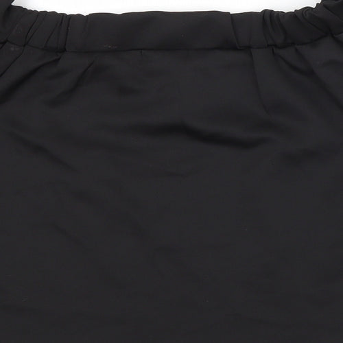 Boohoo Womens Black   Basic Blouse Size 6
