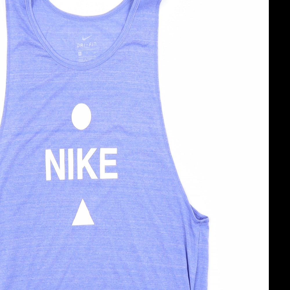 Nike Mens Blue   Basic Tank Size S
