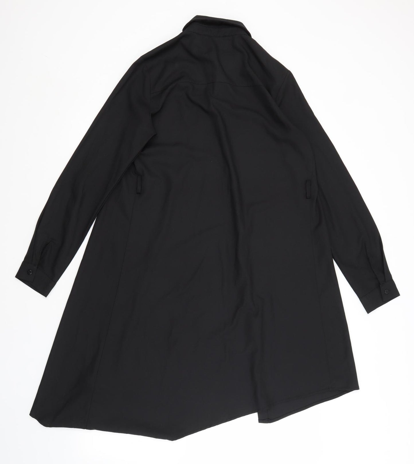 New Look Womens Black   Shirt Dress  Size 8