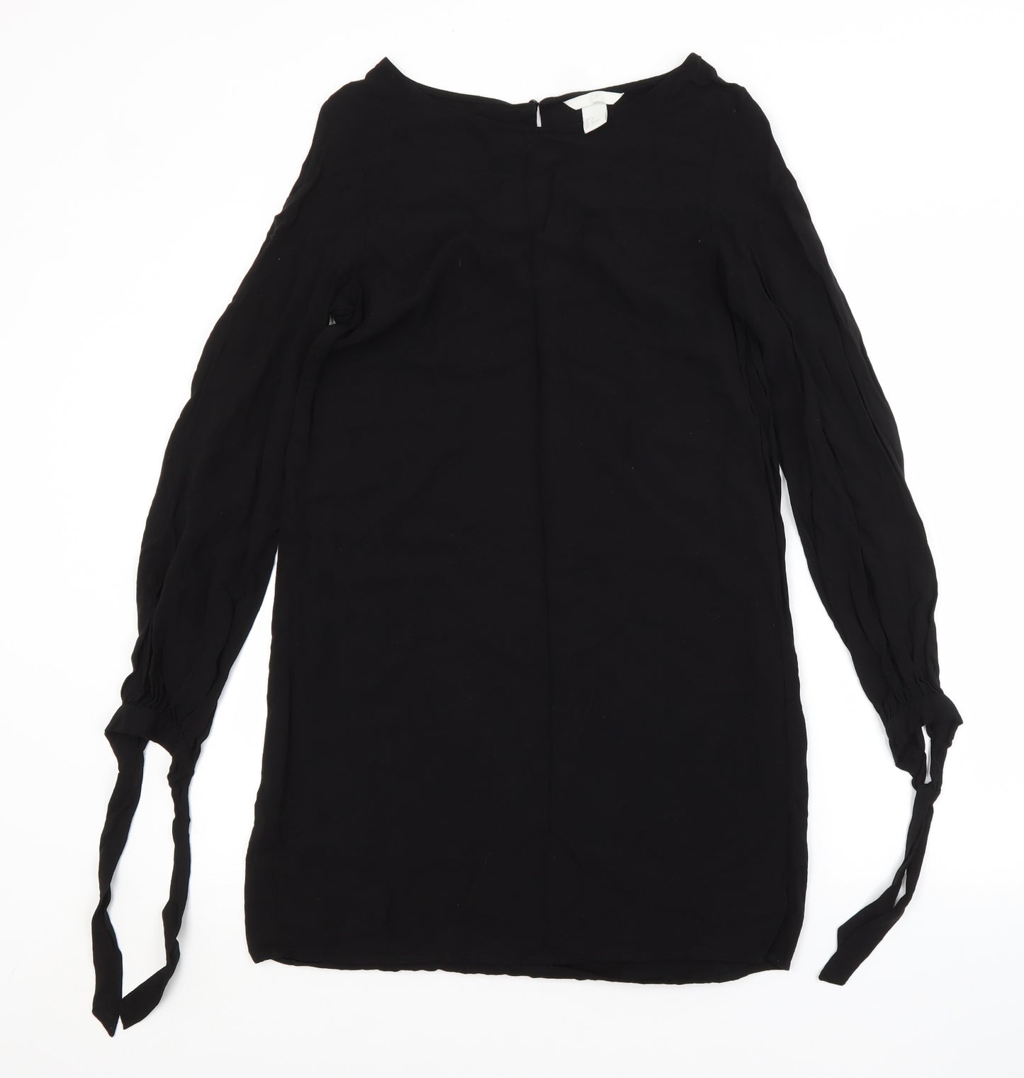 H&M Womens Black   T-Shirt Dress  Size 6