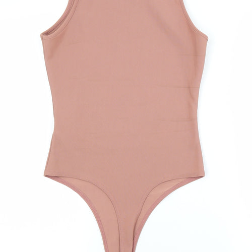 Missguided Womens Pink   Unitard One-Piece Size 10