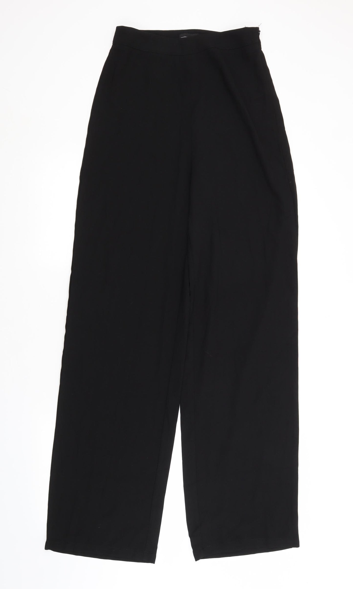 PRETTYLITTLETHING Womens Black   Trousers  Size 6 L33 in