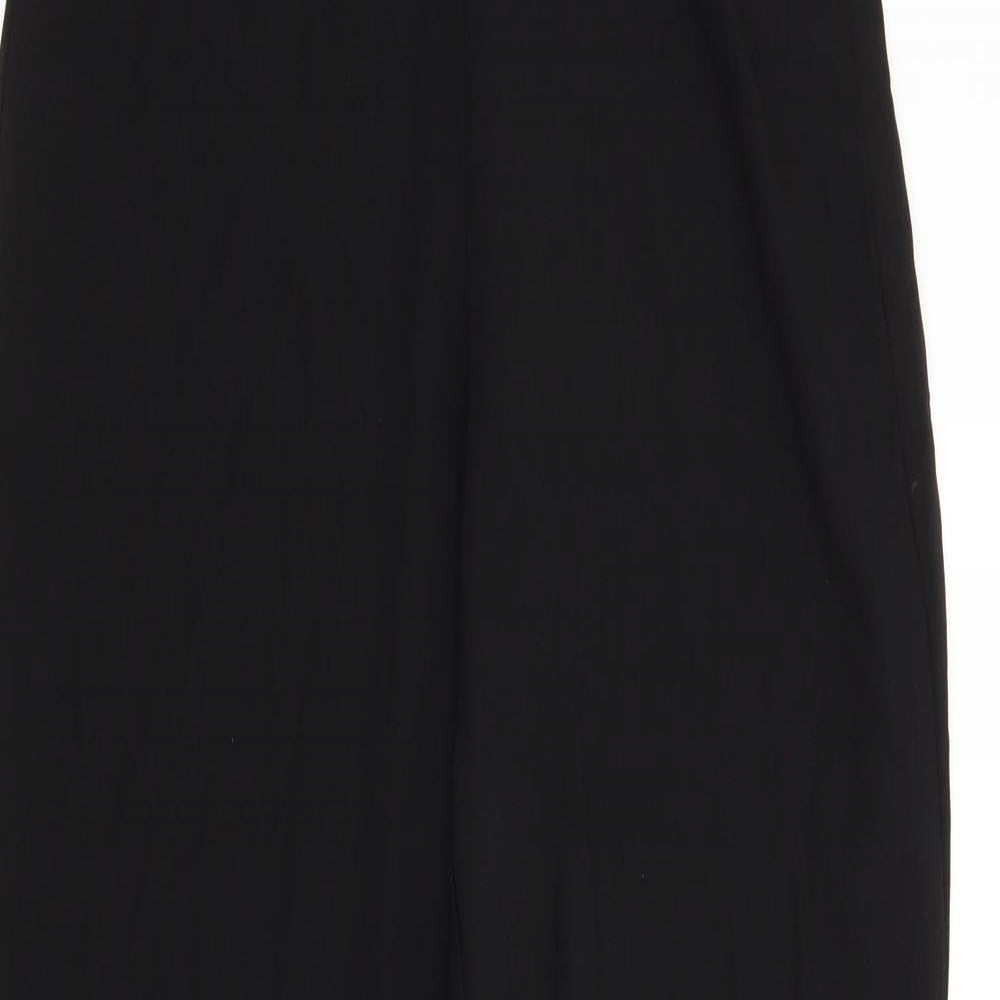 PRETTYLITTLETHING Womens Black   Trousers  Size 6 L33 in