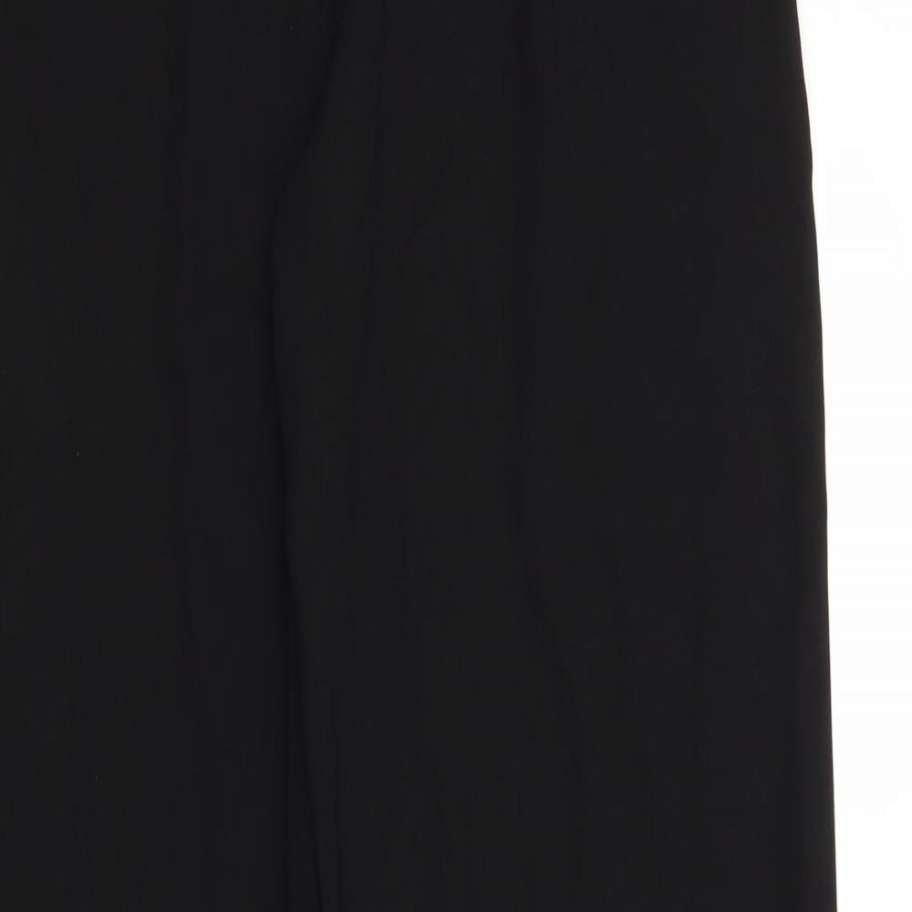 PRETTYLITTLETHING Womens Black   Trousers  Size 6 L33 in