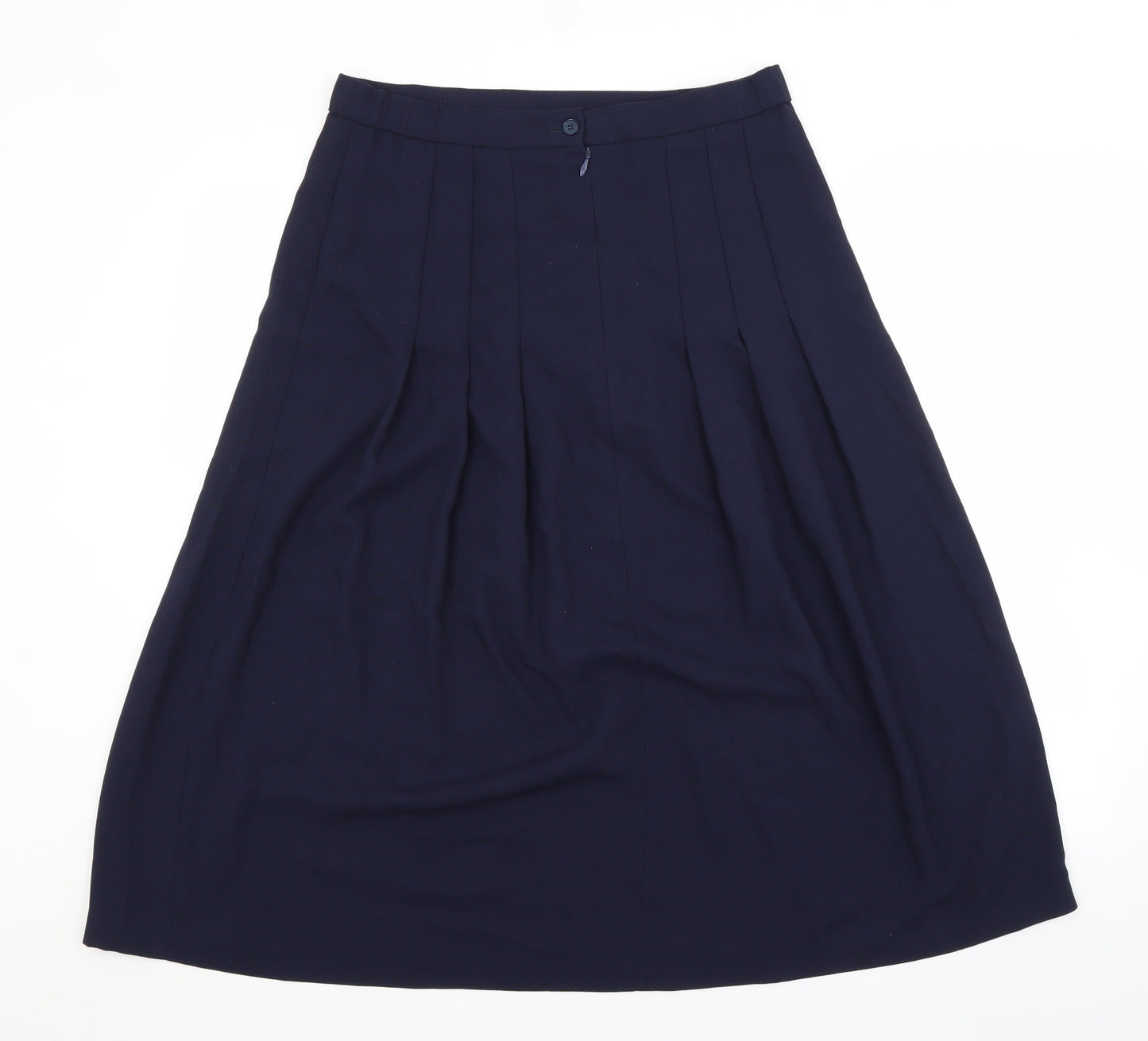 James Meade Womens Blue   A-Line Skirt Size 12