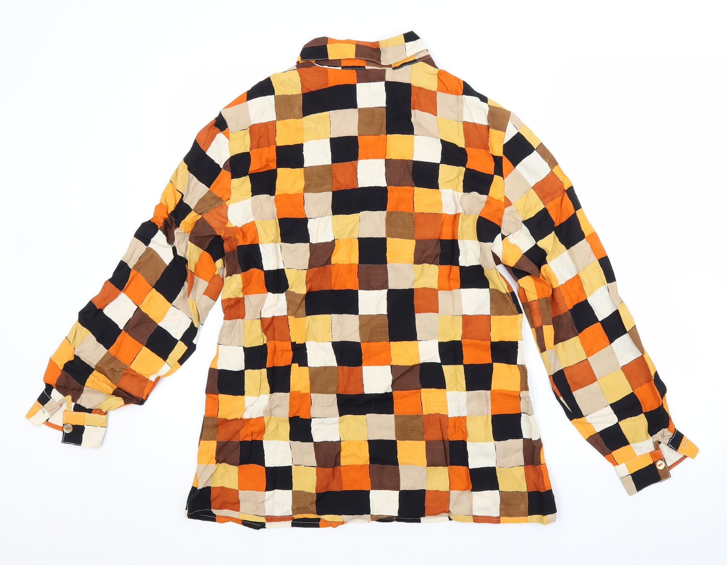 Preworn Womens Multicoloured Camouflage   Button-Up Size 16