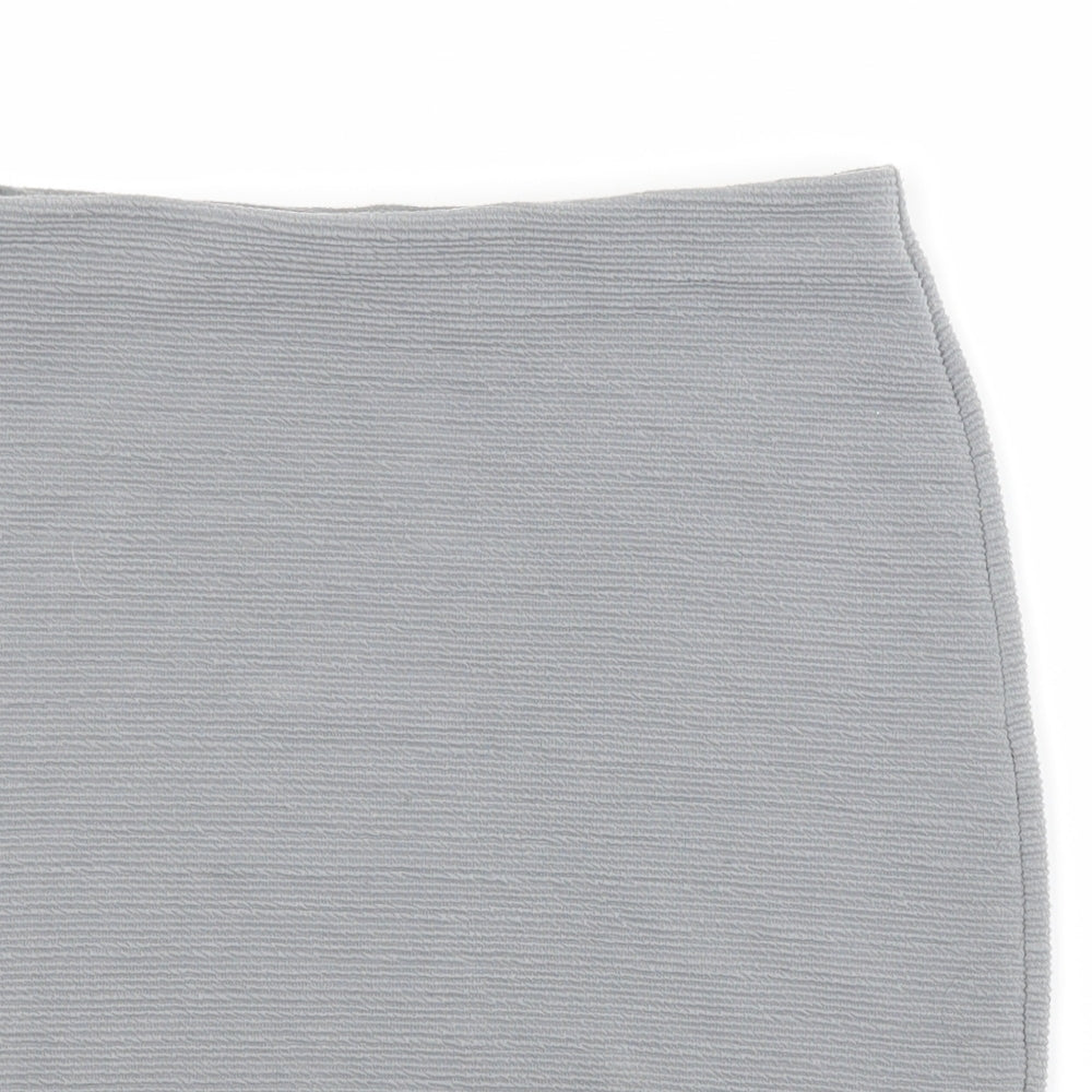 New Look Womens Grey   Peasant Skirt Size 12
