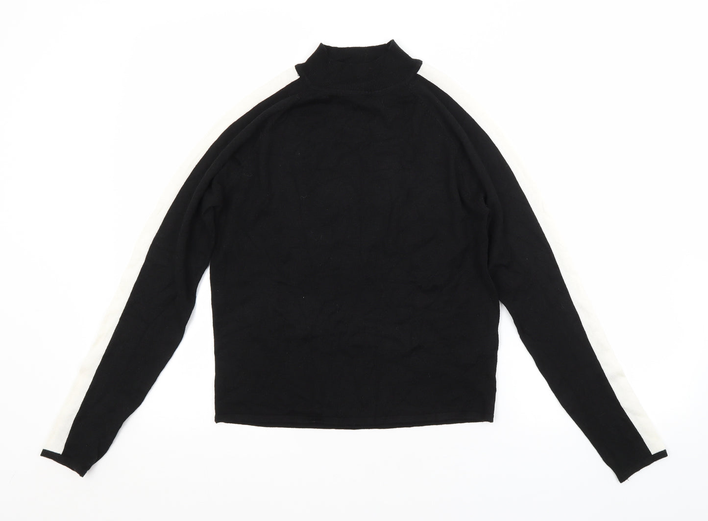 H&M Womens Black   Pullover Jumper Size M