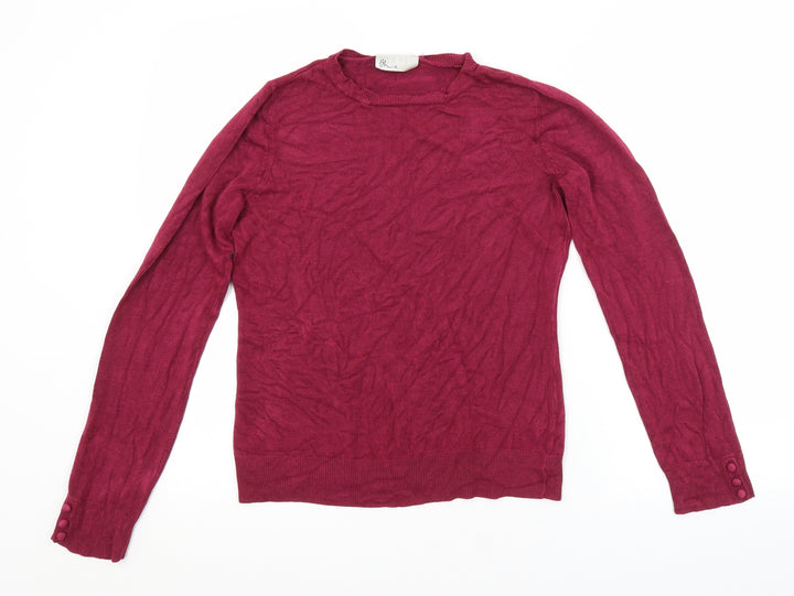 BHS Womens Purple Pullover Jumper Size 10