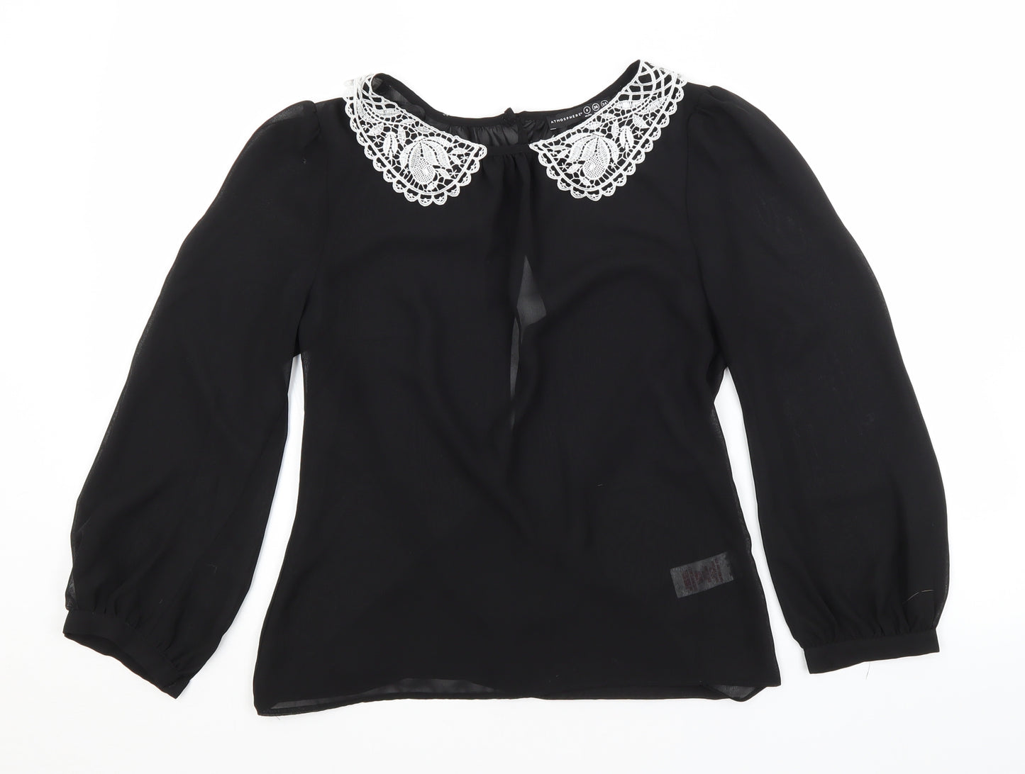 Atmosphere Womens Black   Basic Blouse Size 8