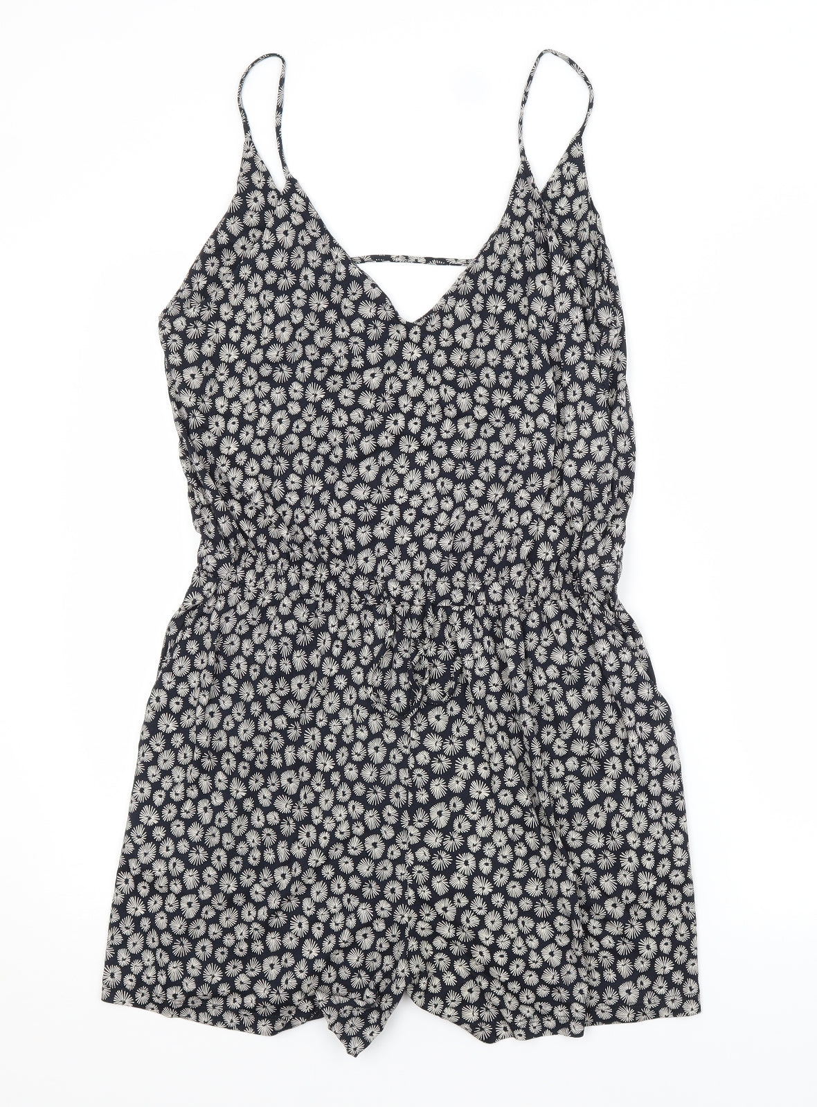 H&M Womens Multicoloured Geometric  Jumpsuit One-Piece Size M