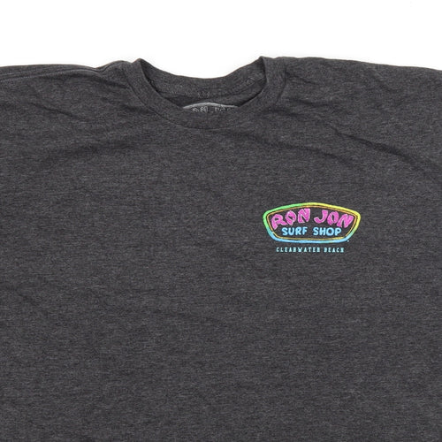 Ron Jon Surf Shop Mens Grey    T-Shirt Size XL