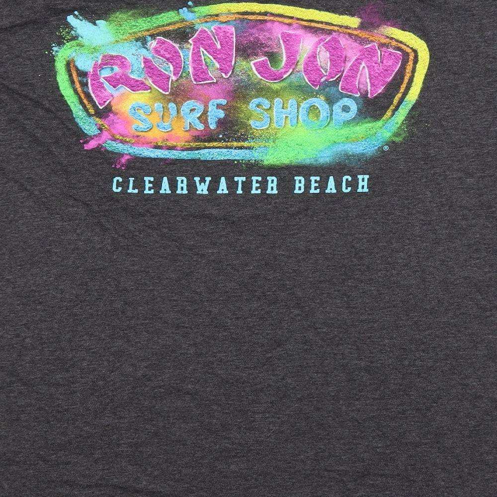 Ron Jon Surf Shop Mens Grey    T-Shirt Size XL