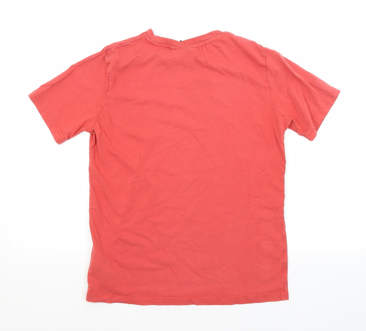 Animal Boys Red   Basic T-Shirt Size 9-10 Years