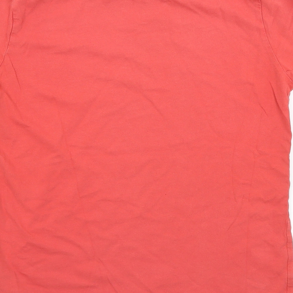 Animal Boys Red   Basic T-Shirt Size 9-10 Years