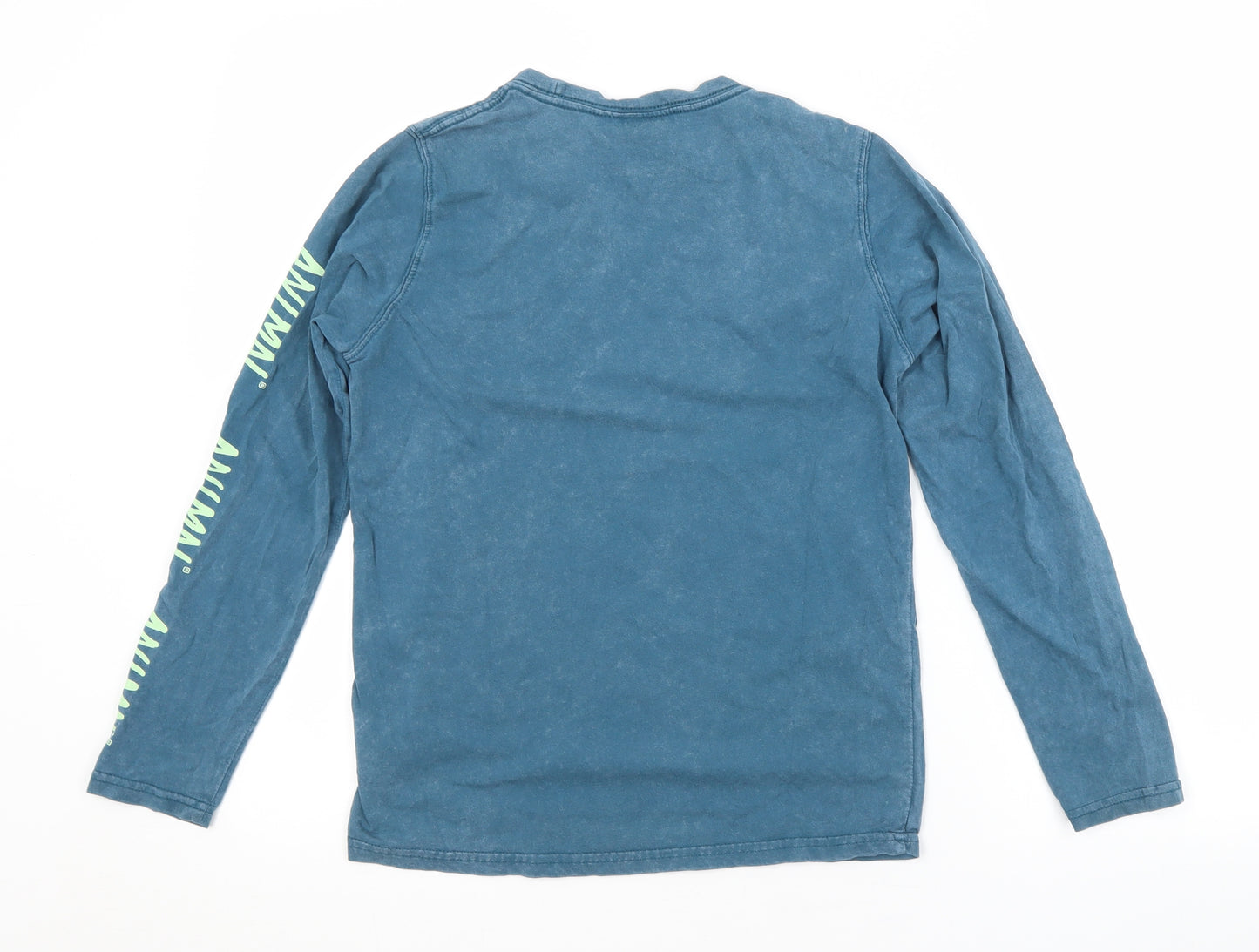 Animal Boys Blue   Basic T-Shirt Size 9-10 Years
