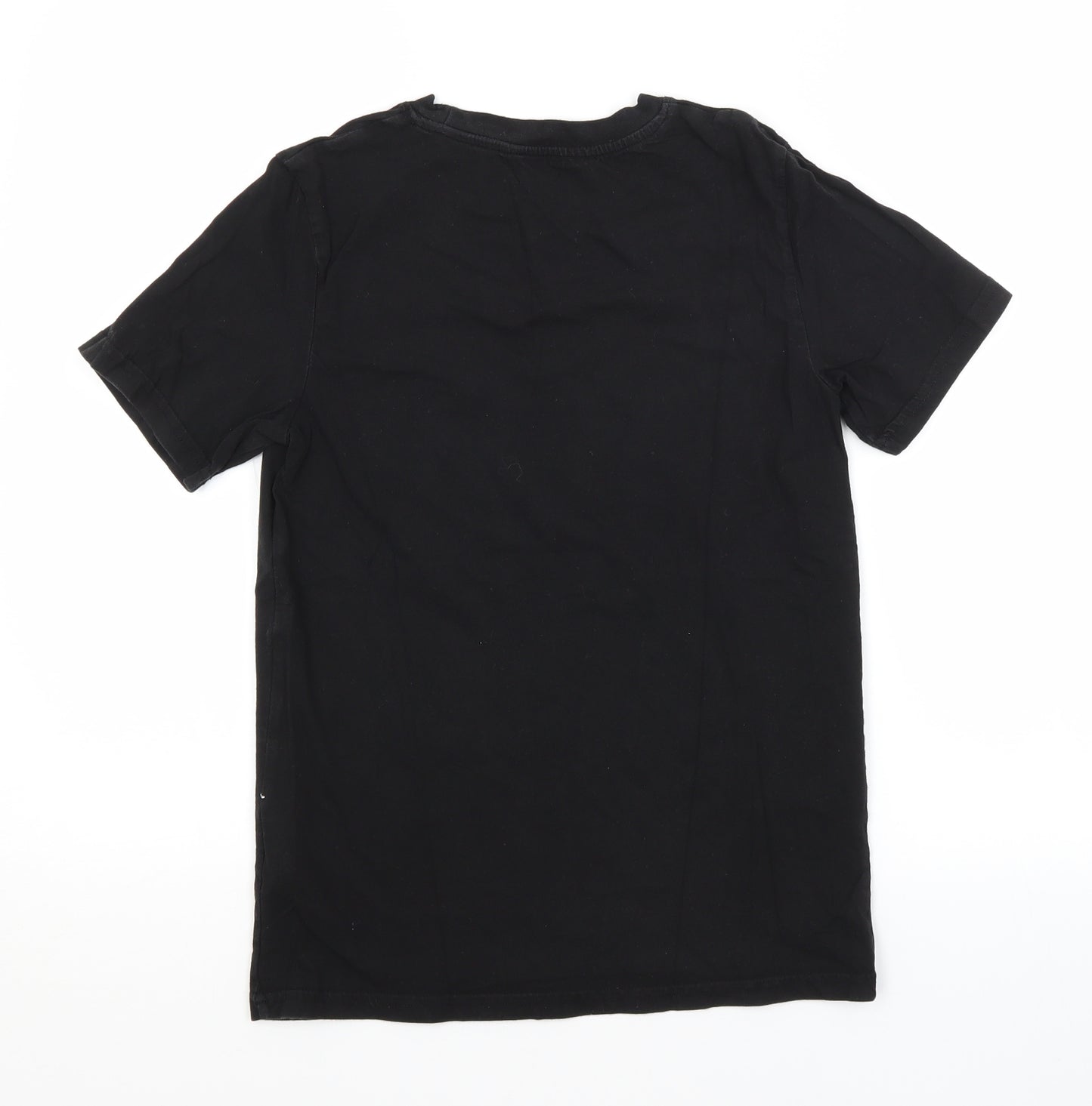 H&M Boys Black   Basic T-Shirt Size 11-12 Years
