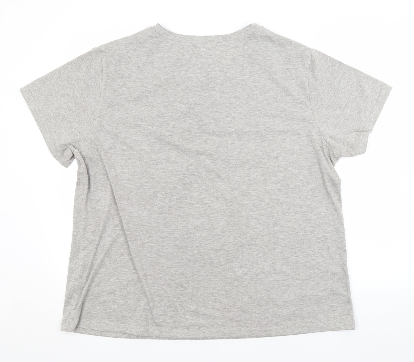 Preworn Womens Grey   Basic T-Shirt Size XL