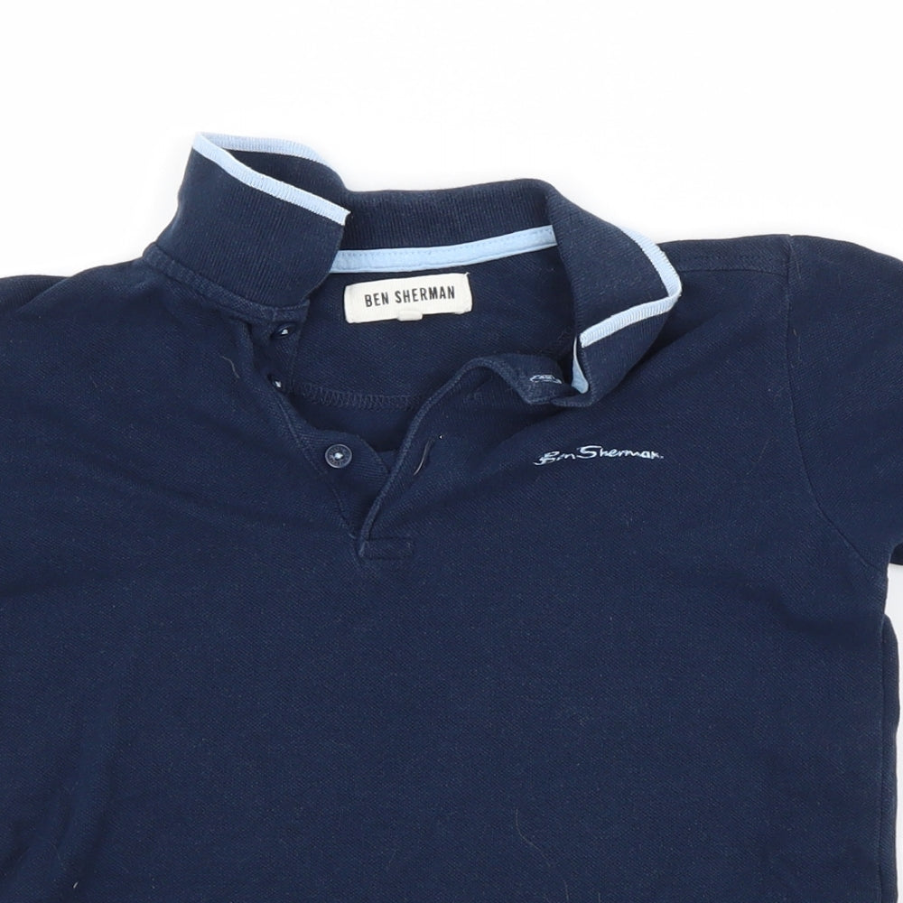 Ben Sherman Boys Blue   Basic Polo Size 8-9 Years