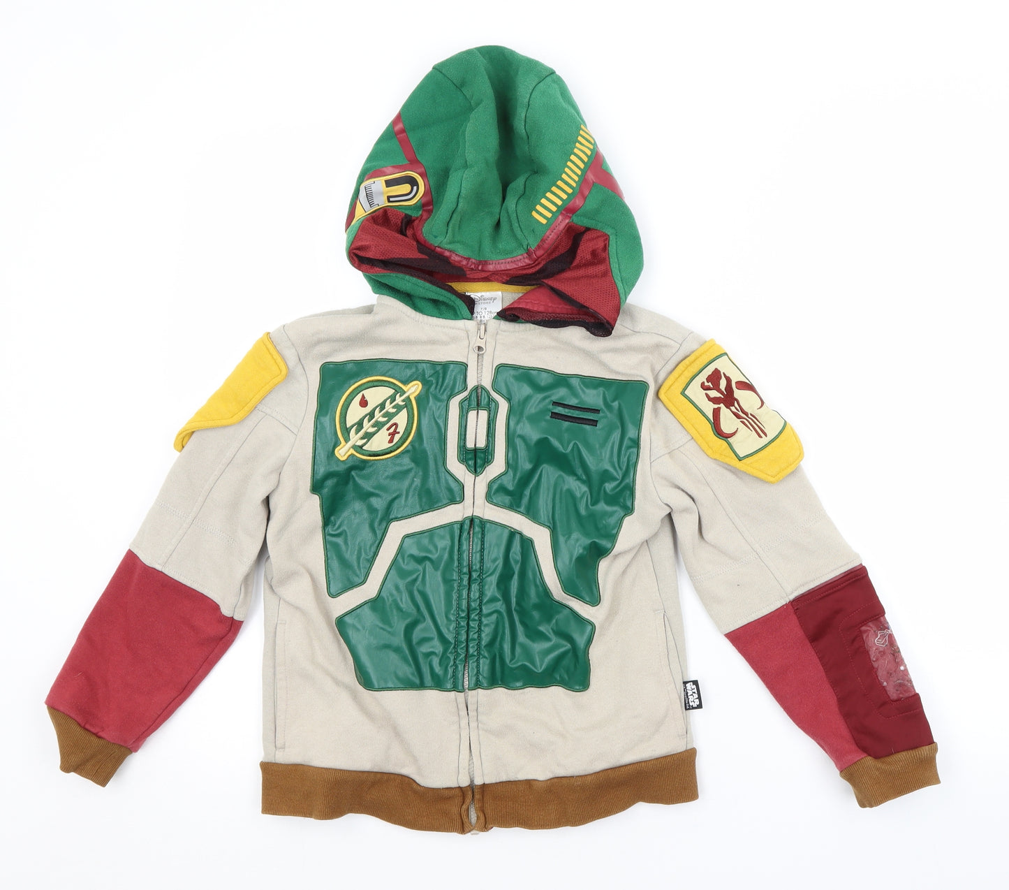 Disney Boys Multicoloured   Full Zip Hoodie Size 7-8 Years  - STAR WARS