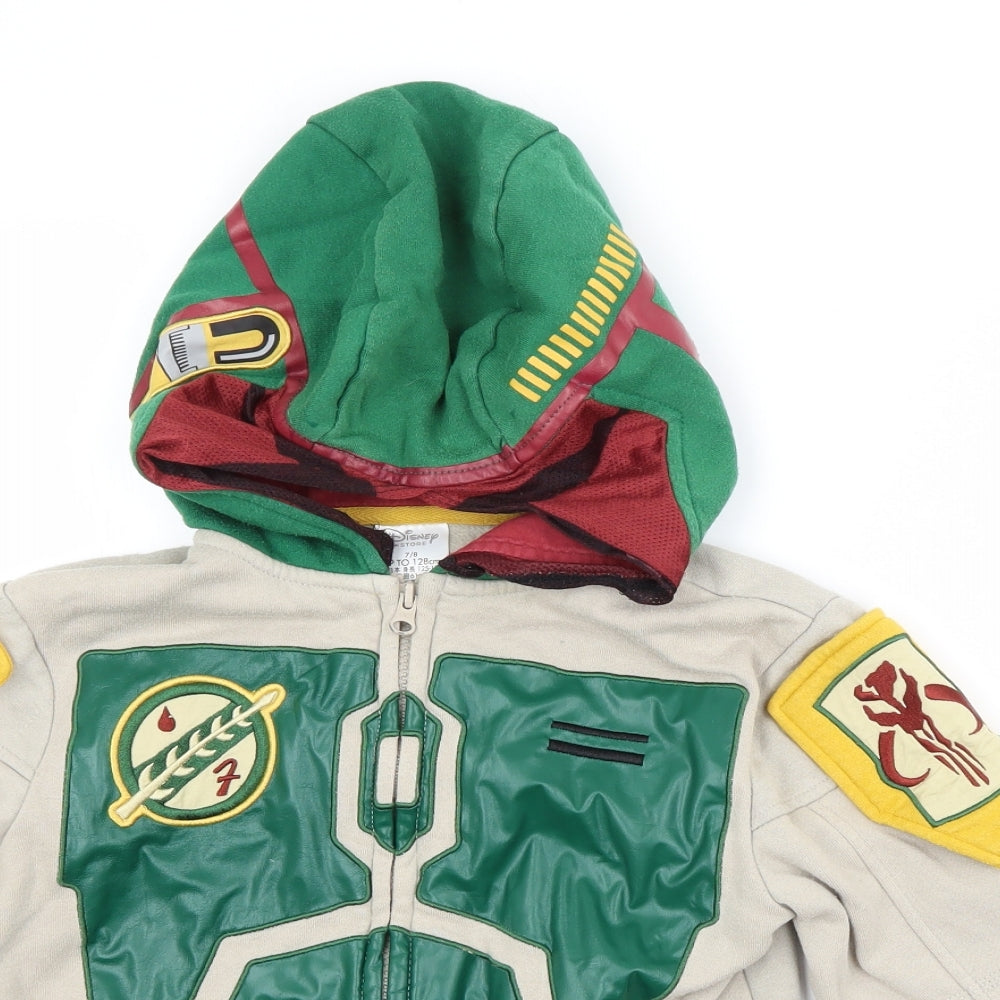 Disney Boys Multicoloured   Full Zip Hoodie Size 7-8 Years  - STAR WARS